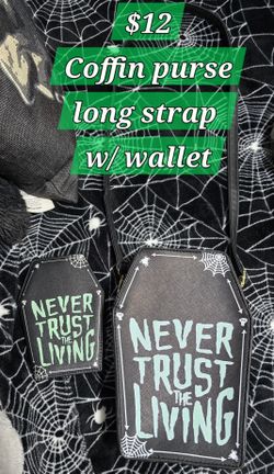 Coffin Purse & Matching Wallet