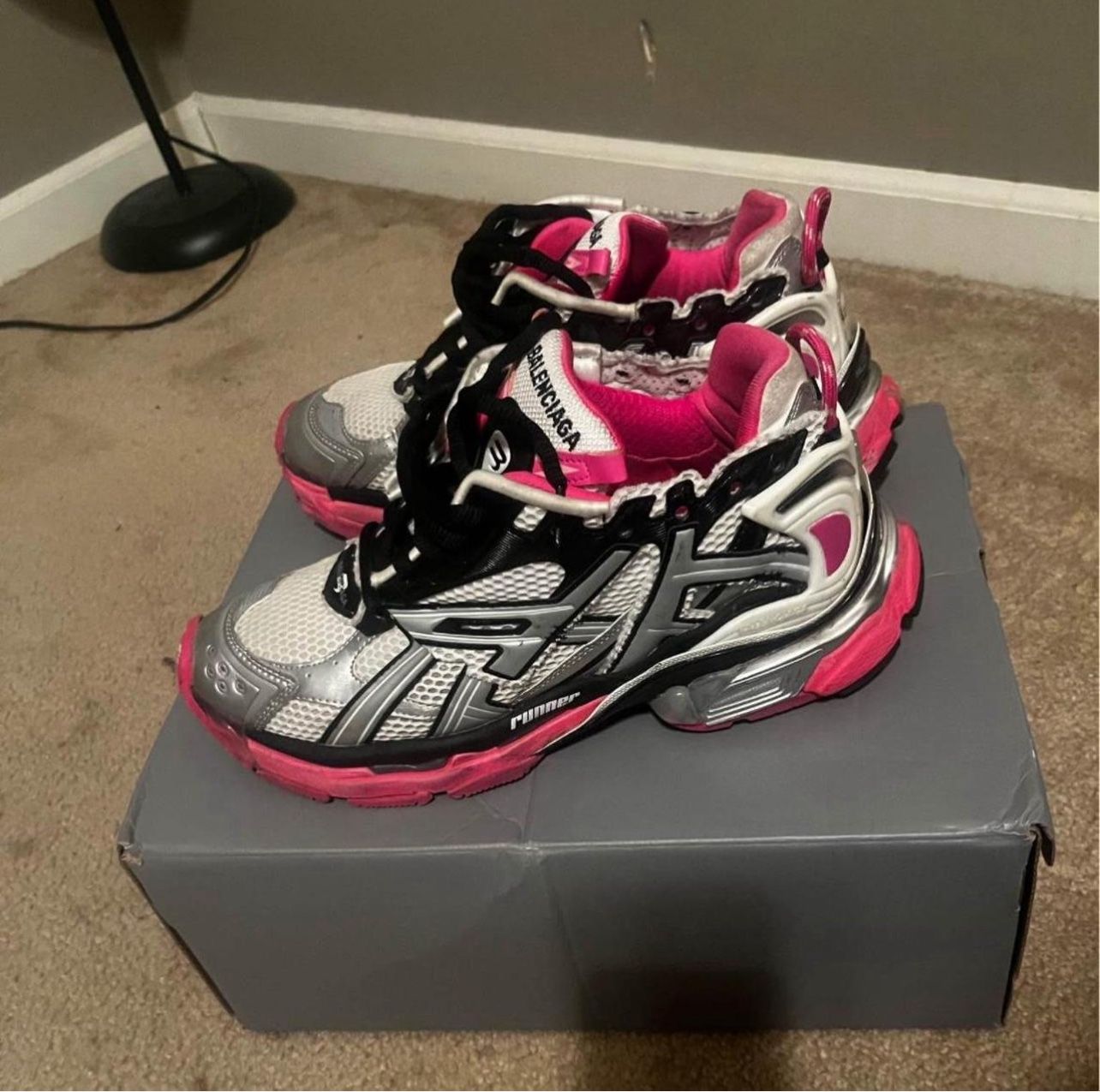 Pink Balenciaga Runner