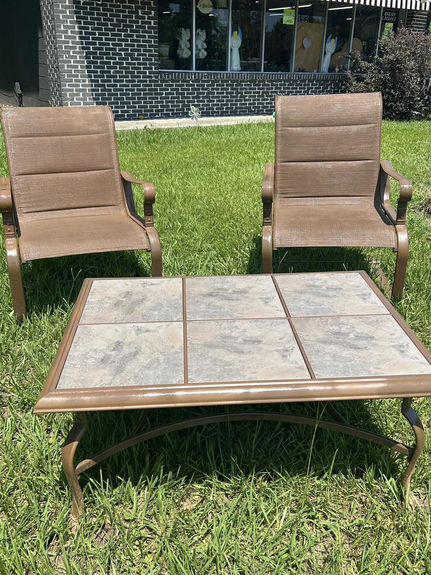 Hampton Bay three-piece patio set