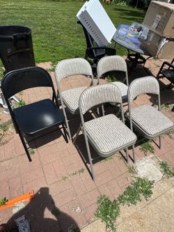 Set of 5 folding chair