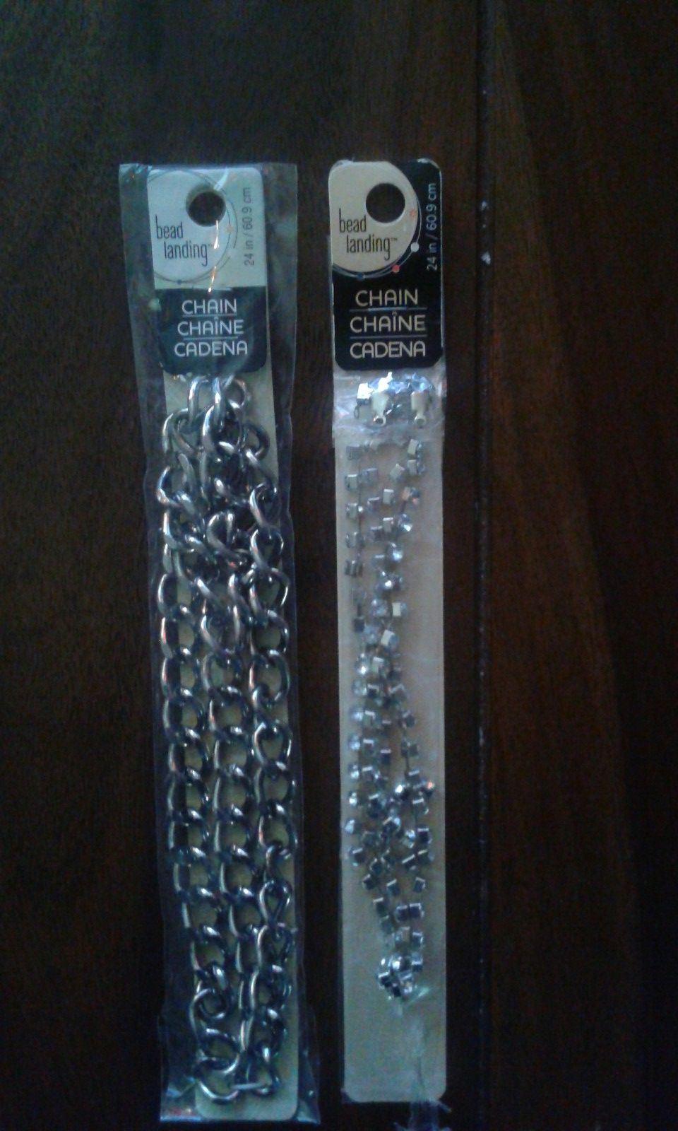 Two 24" Bead Landing Chains