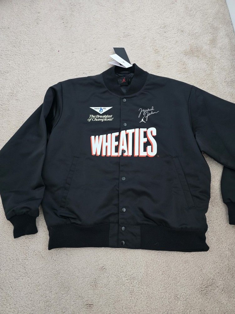 Jordan Flight MVP Wheaties Black Jacket