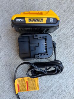 DeWalt 20V Max 2Ah Battery and Charger