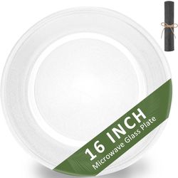 NEW IN BOX, 16" Microwave Glass Turntable Replacement Glass Plate