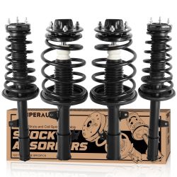 KUIPERAUTO Front And Rear Complete Strut Assemblies 17179 17181 Compatible With 1 Toyota Camry 4 Cylinder Engines