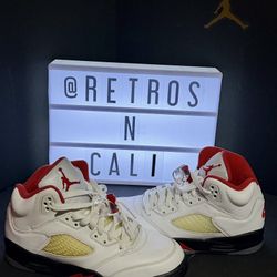 Jordan Retro 5 “Fire red” 
