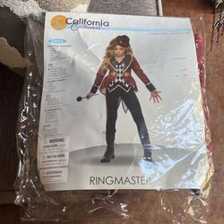 Halloween Costume Girls. Ring Master. Size Small 6-8