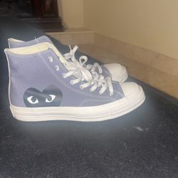 converse x play in grey shoes size 10 in mens