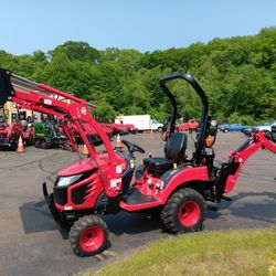 New TYM T224 Tractor With LOADER & BACKHOE  FOR INLY $17999