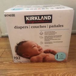 Costco Diapers Size 1, 192 New - Firm Price 