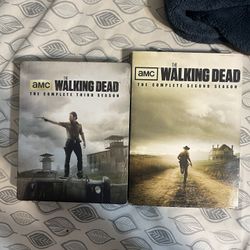 The Walking Dead DVD Season Two Complete Set and Season Three Complete Set Lot