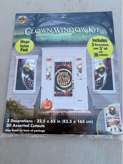 Halloween spirit window kit