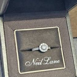 Neil Lane Diamond Engagement Ring 1-1/4 ct TW 14K White Gold Size 7