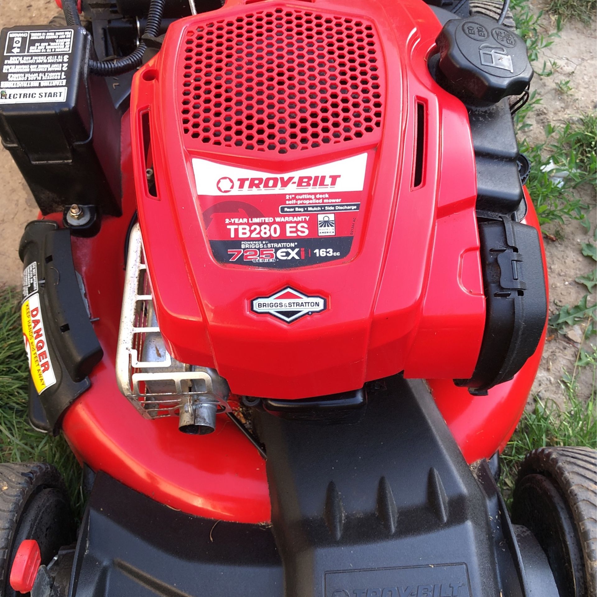 TROY BILT TB280 ES 7.25 EXi 163cc 21” CUTTING LAWNMOWER for Sale in ...