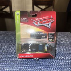 2018 Disney Pixar Cars WGP Lewis Hamilton With Bonus Collectors Card