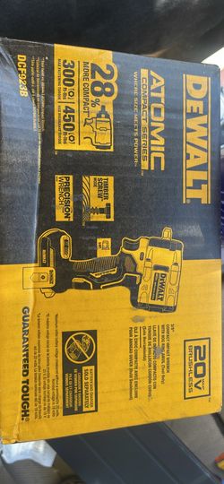 3/8” compact Dewalt 20volt impact wrench