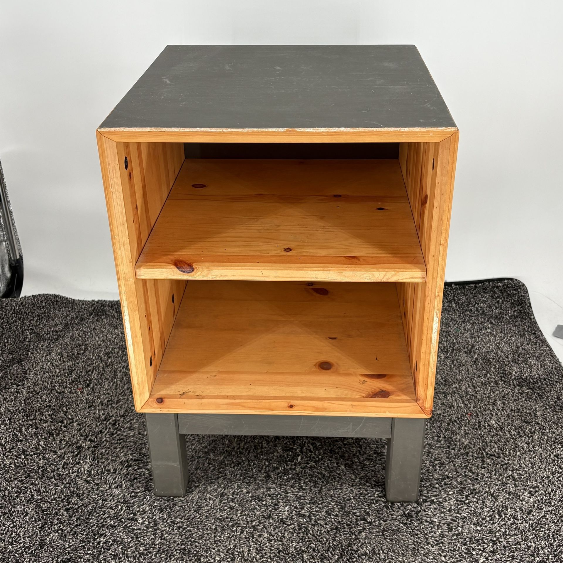 End Table With Shelves