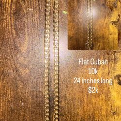 Flat Cuban Necklace 