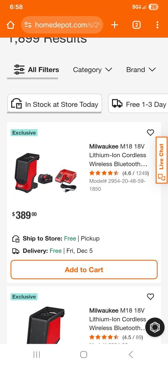 Milwaukee Jobsite Speaker/Charger 