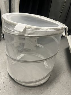 Spiral Pop-up Laundry Basket with Lid