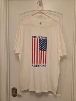 America 4th of July Tee Shirt. Extra Large Size.