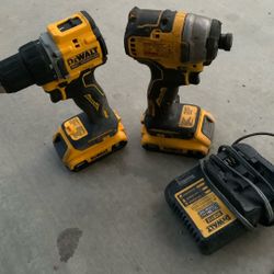 Dewalt Set Impact And Drill