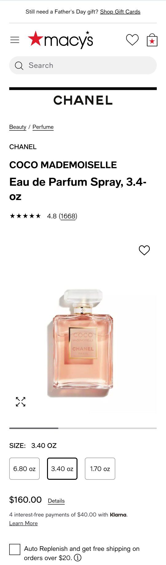 Chanel Coco Mademoiselle (3.4oz) !Brand New! for Sale in Fresno, CA -  OfferUp