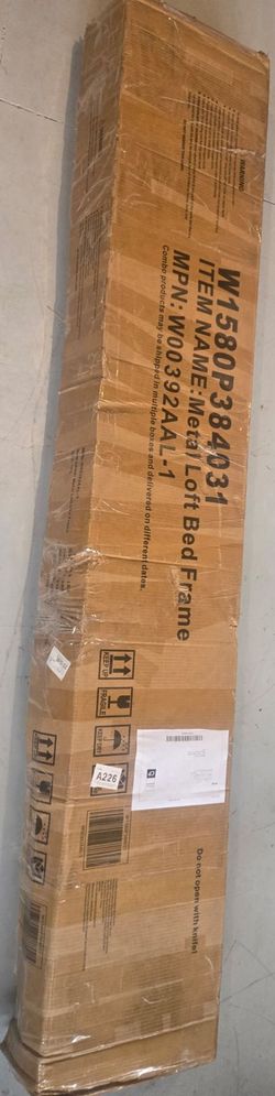 Modern Metal Loft Bed Frame - Brand New in Box