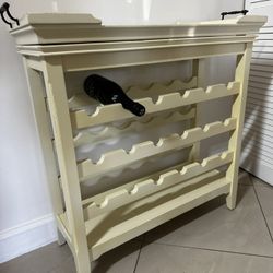 Wine Bar Serving Cart - with Detachable Tray