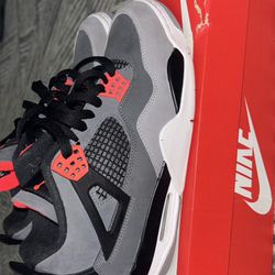 Jordan Retro 4s 7.5 Infrared Men Shoes