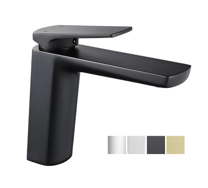 Aquaterior Bathroom Sink Faucet Single Hole (Color Opt: Matte Black/ Brushed Nickel/ Chrome/ Gold) - Remodeling Needs - Summer Sale
