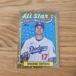 Shohei Ohtani 1989 Topps Baseball All-Stars Gold 