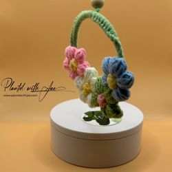 Bring Me Along Flower Rear View Mirror Accessory 