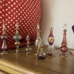 Egyptian Perfume Bottles Antique