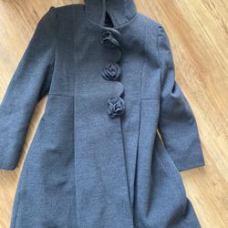 Rothschild dressy girls coat size 7/8 with hood
