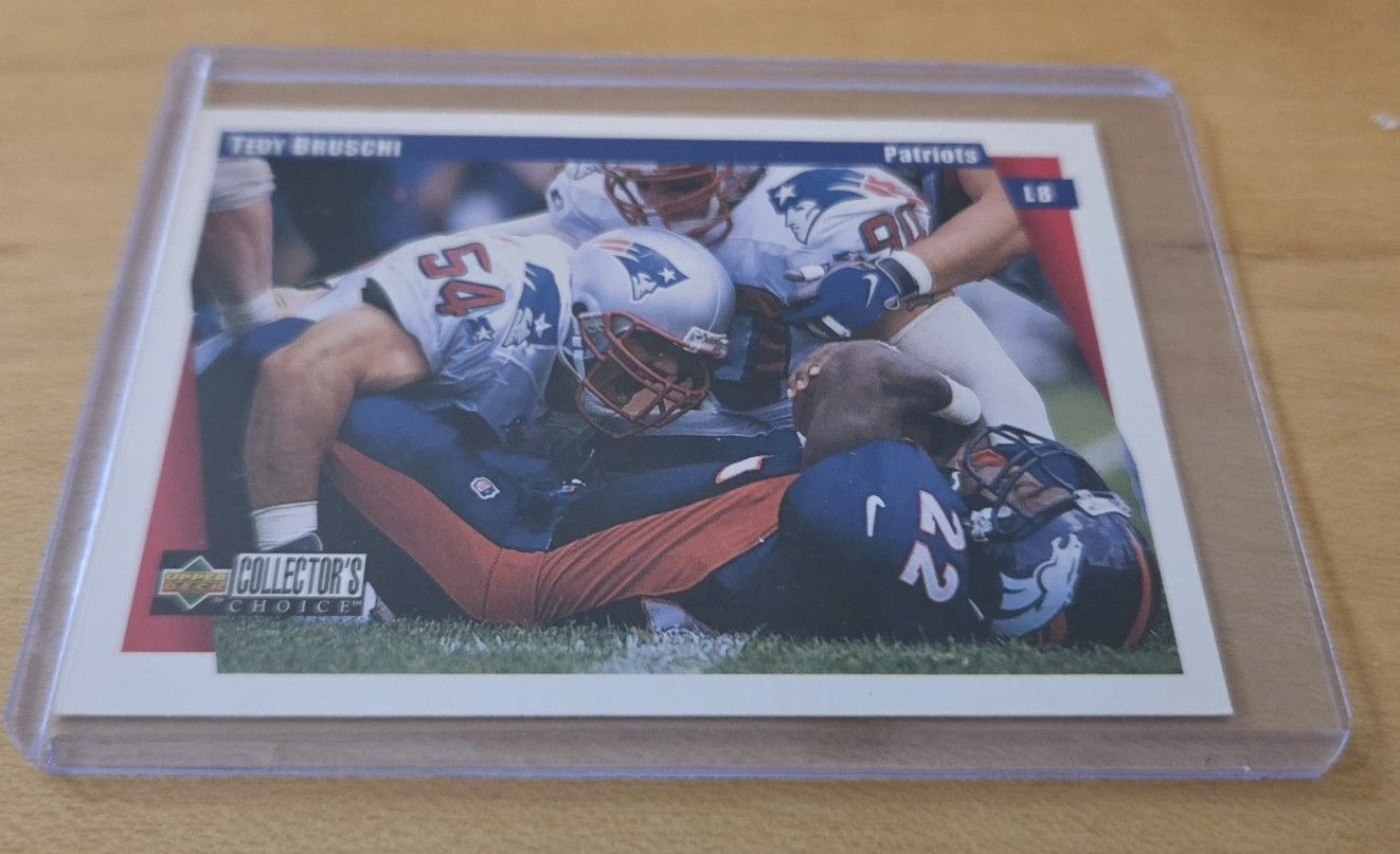 1997 Collector's Choice New England Patriots #511 Tedy Bruschi