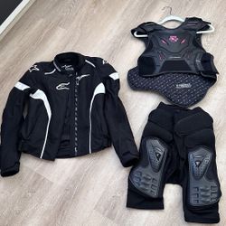 Women’s Motorcycle Gear, Jacket, Riding Shorts, Protection Vest
