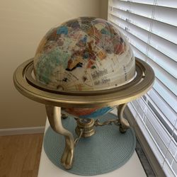 Gorgeous, Colorful, Lapis World Globe