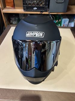 Simpson motorcycle helmet