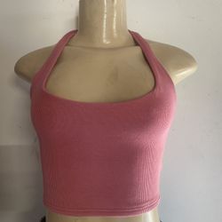 Pink Halter Top
