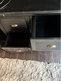 Pottery Barn book shelf and file cabinet