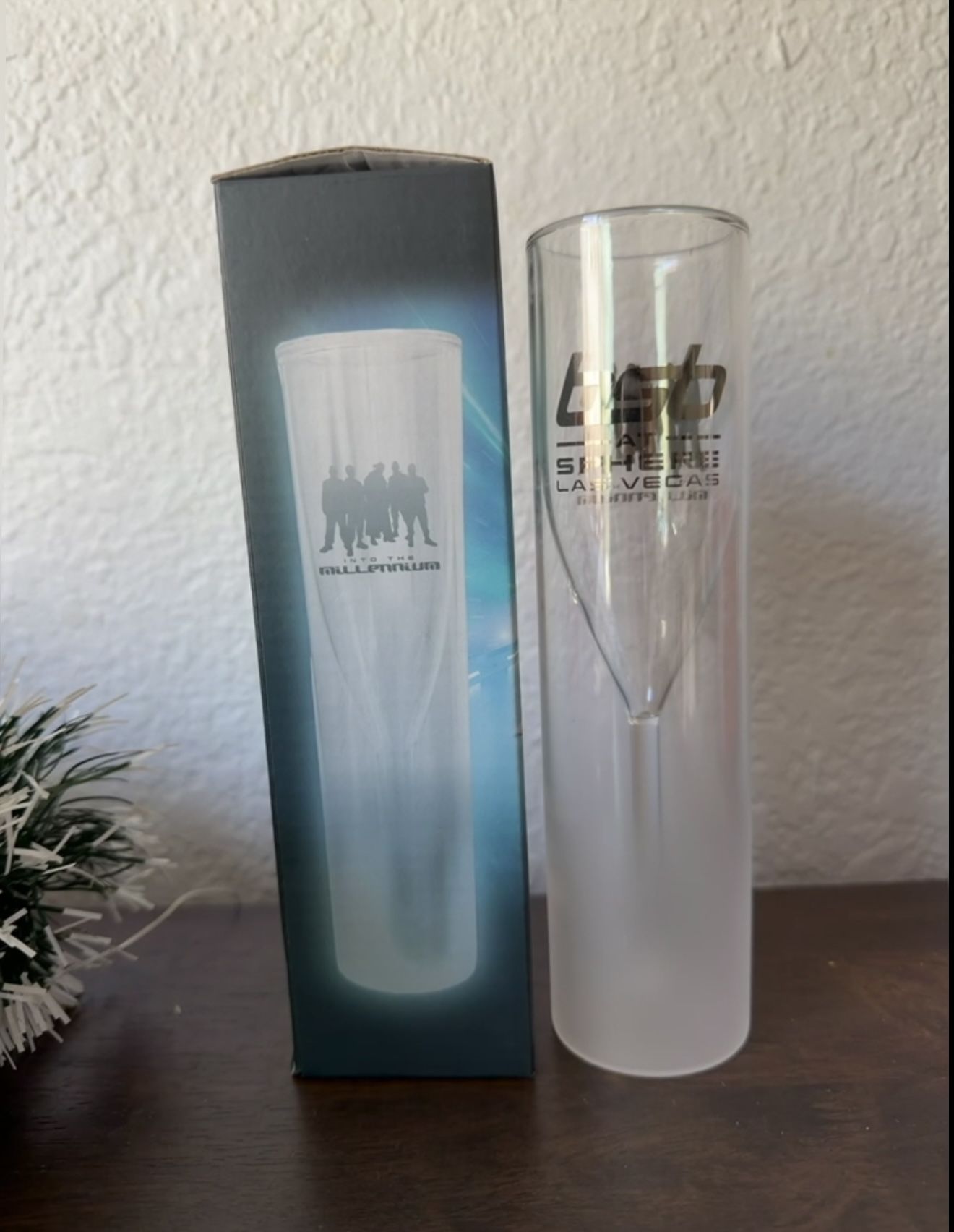 Backstreet Boys Sphere Las Vegas Champagne Flute