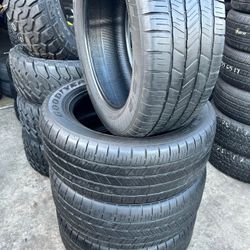 275/55/20 Goodyear Eagle Set of Used Tires installed and balanced