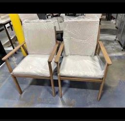 New Assembled Outdoor Patio Dining Chair Set of 4 Never-Rust Outdoor Aluminum Patio Chairs