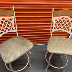 3 Counter height Swivel stools 