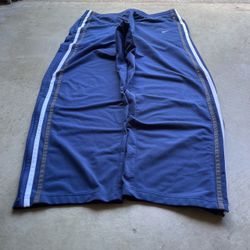 Vintage Y2K Nike Navy Baggy Wide-Leg Sweatpants
