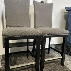 Two Canadel Counter Height Stools / Chairs