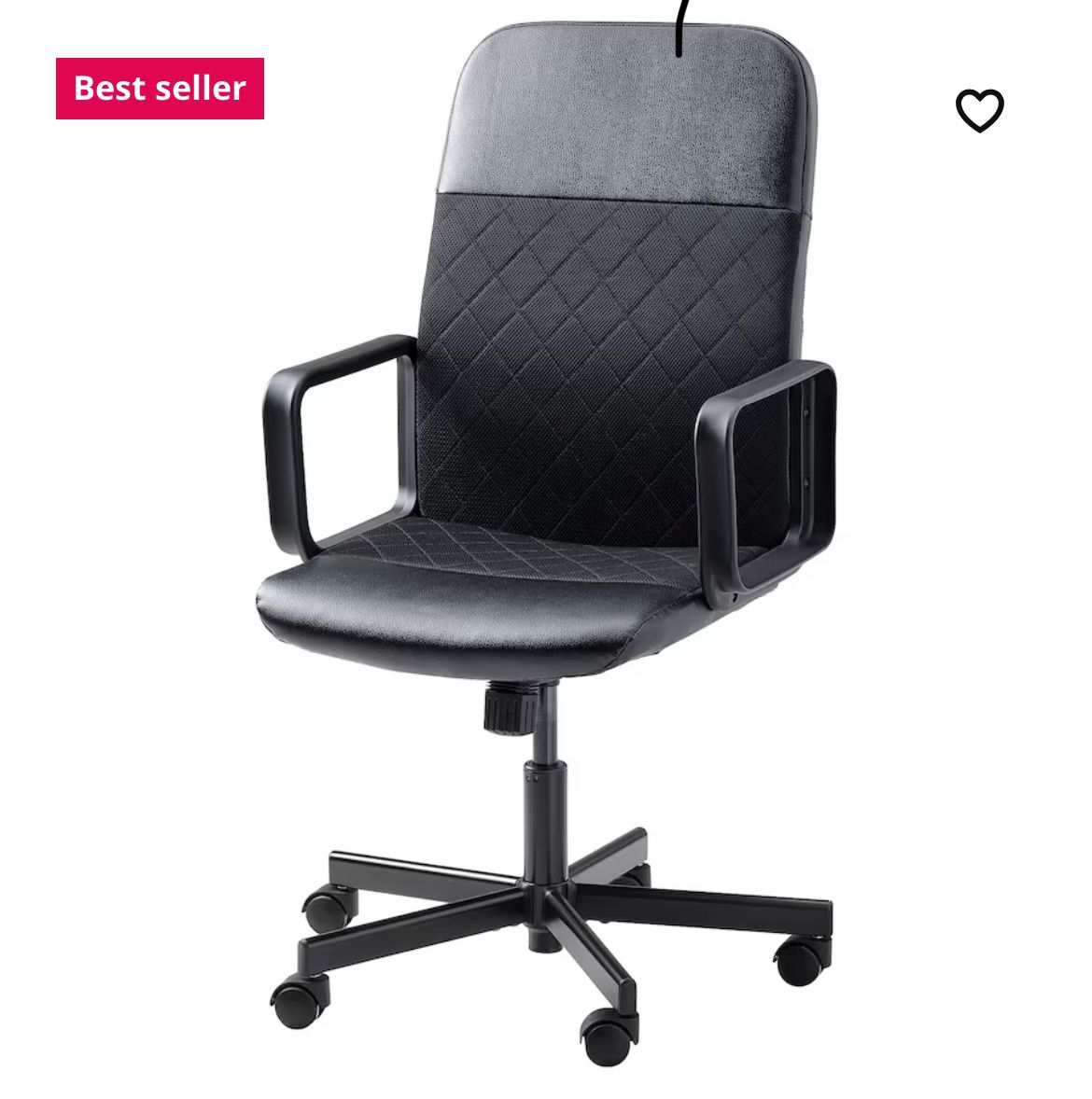Ikea, Chair, Black