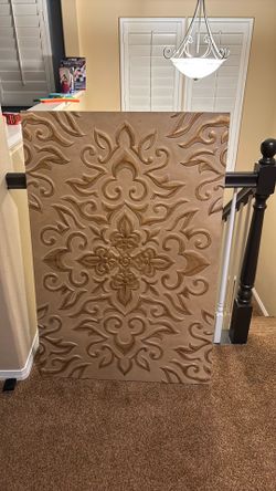 Carved Medallion Wall Decor-Pier one
