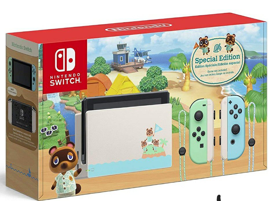 Nintendo switch Animal Crossing console